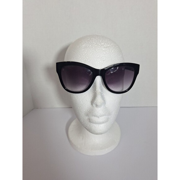 Oscar‎ De La Renta Black Cat Eye Sunglasses Womens Full Rim Plastic Designer main image 7